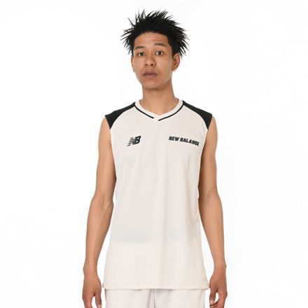 Black Out ポリワッフルノースリーブシャツ