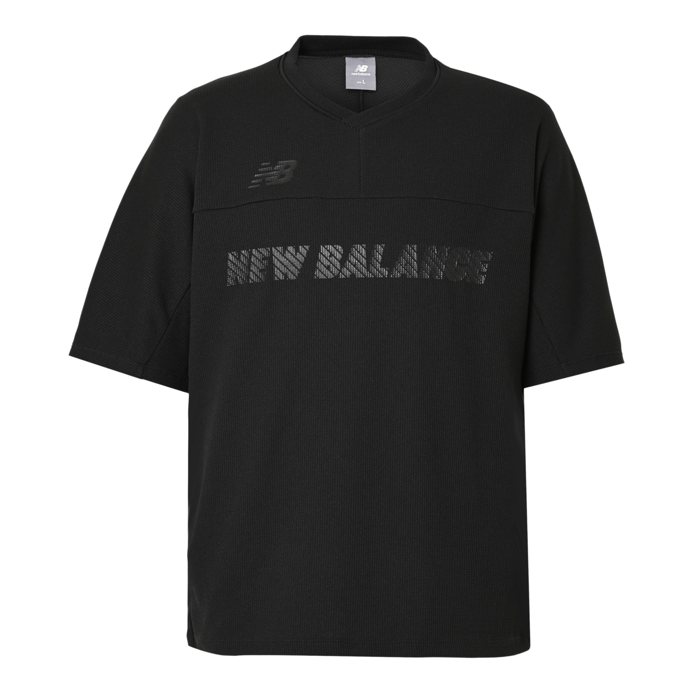 Black Out ポリワッフルショートスリーブシャツ