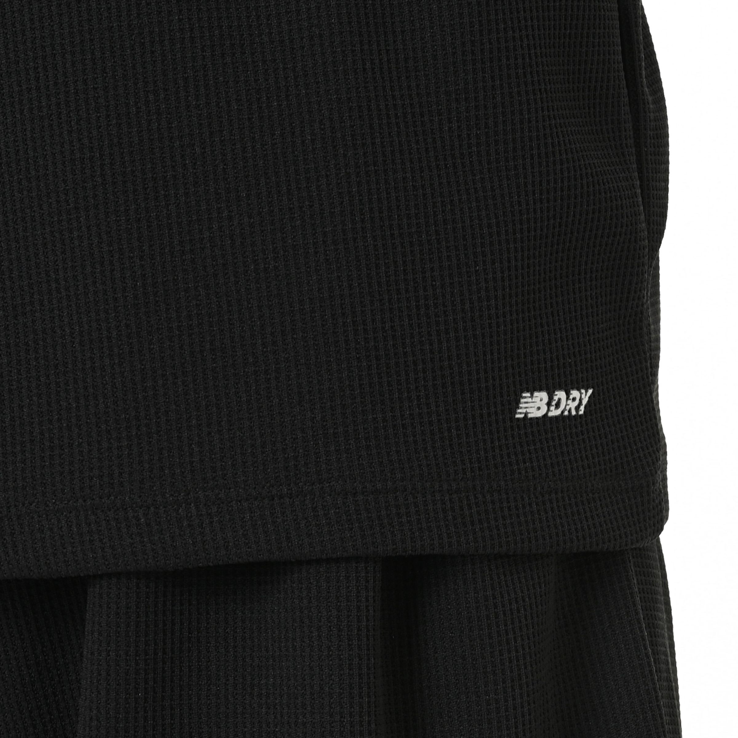 Black Out ポリワッフルショートスリーブシャツ