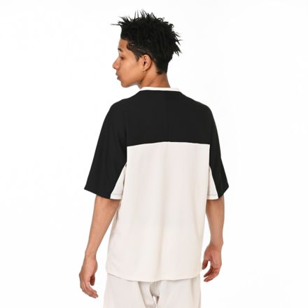 Black Out ポリワッフルショートスリーブシャツ