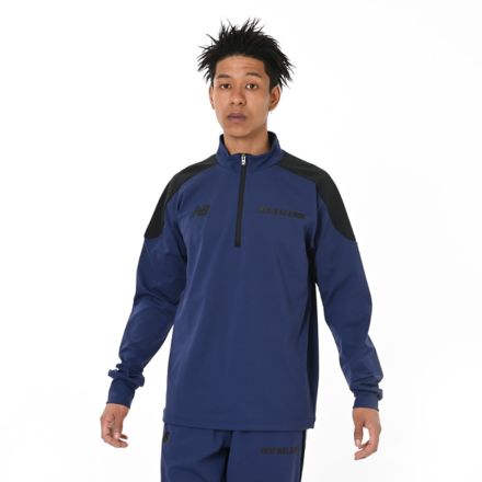 Black Out ウォームアップトップ, NB NAVY, AMT55286NNY