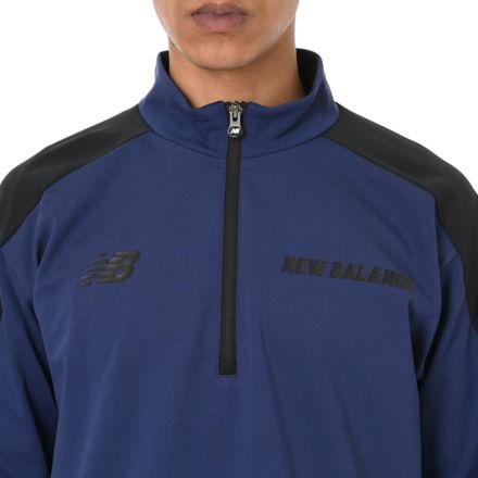 Black Out ウォームアップトップ, NB NAVY, AMT55286NNY