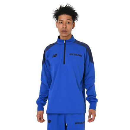 Black Out ウォームアップトップ, ROYAL BLUE, AMT55286RYB