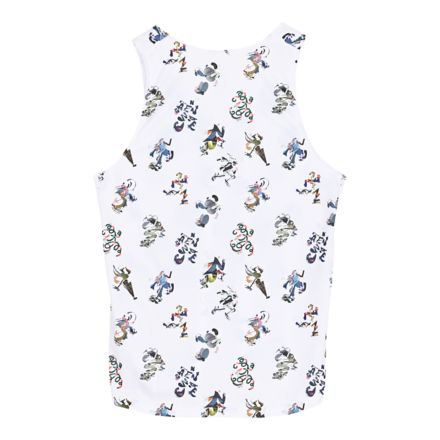 グーチョキパー モノグラムシングレット, WHITE, AMT55314WT