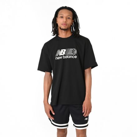 Graphic SS T-Shirt, BLACK, AMT55620BK