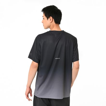 ファンクショナルショートスリーブＴシャツ, BLACK, AMT55669BK