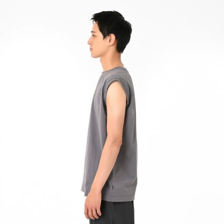 ファンクショナルリラックスフィットスリーブレスシャツ, CASTLEROCK, AMT55673CAS