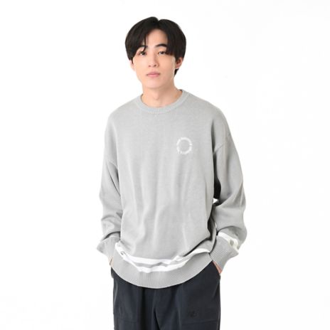 ラインニットプルオーバー