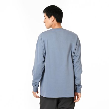 シューパッチロングスリーブ, ATHLETIC GREY HEATHER, AMT55691AGY