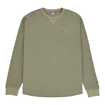 シューパッチワッフルロングスリーブ