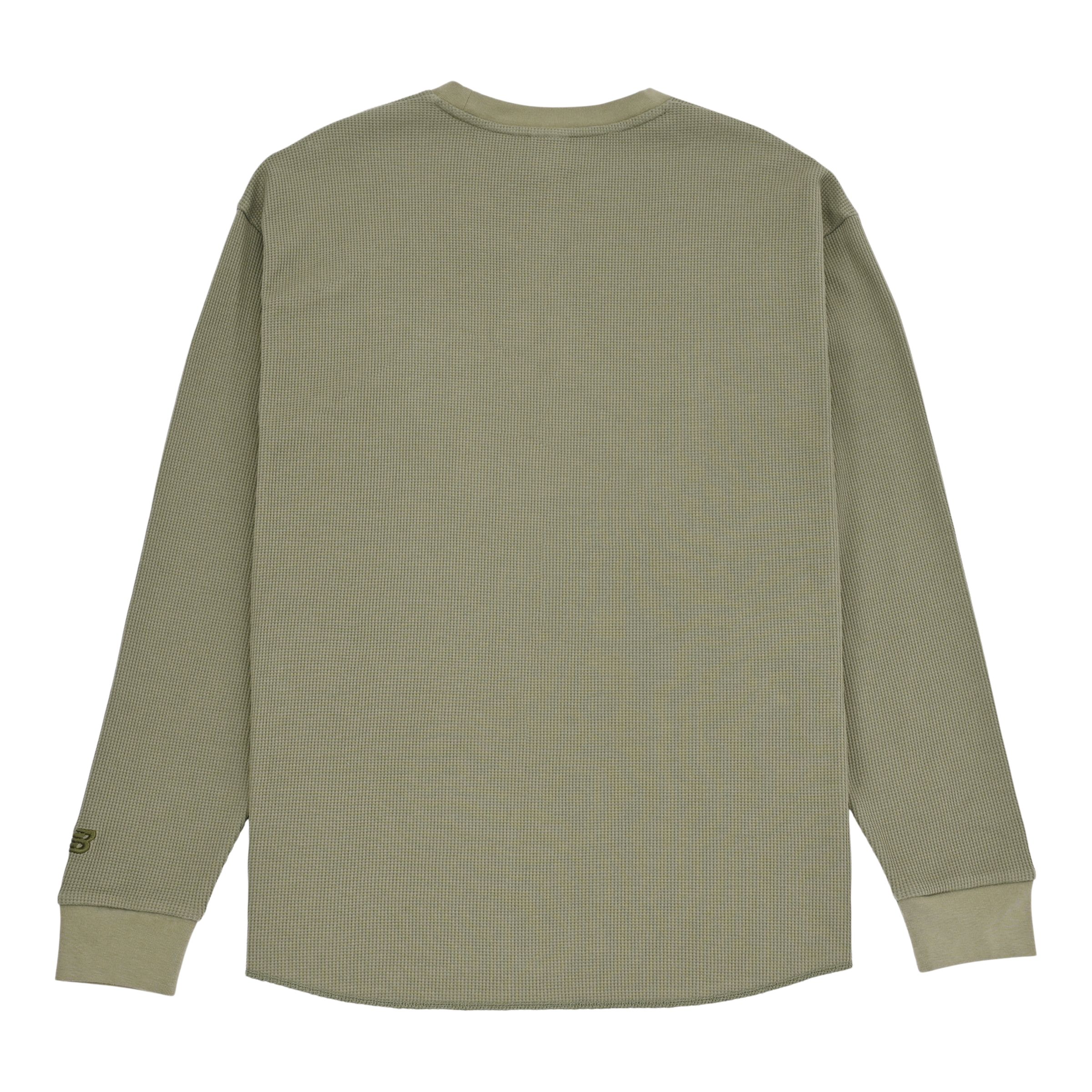 シューパッチワッフルロングスリーブ