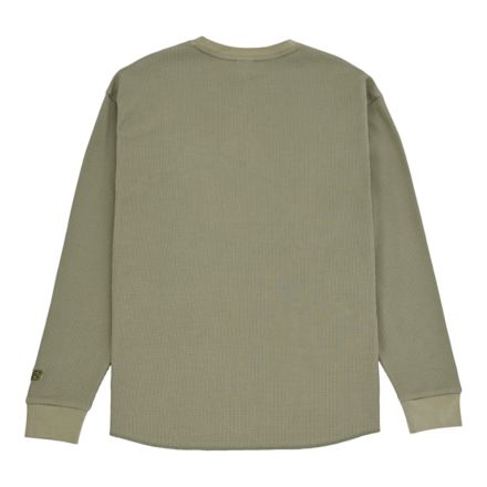 シューパッチワッフルロングスリーブ