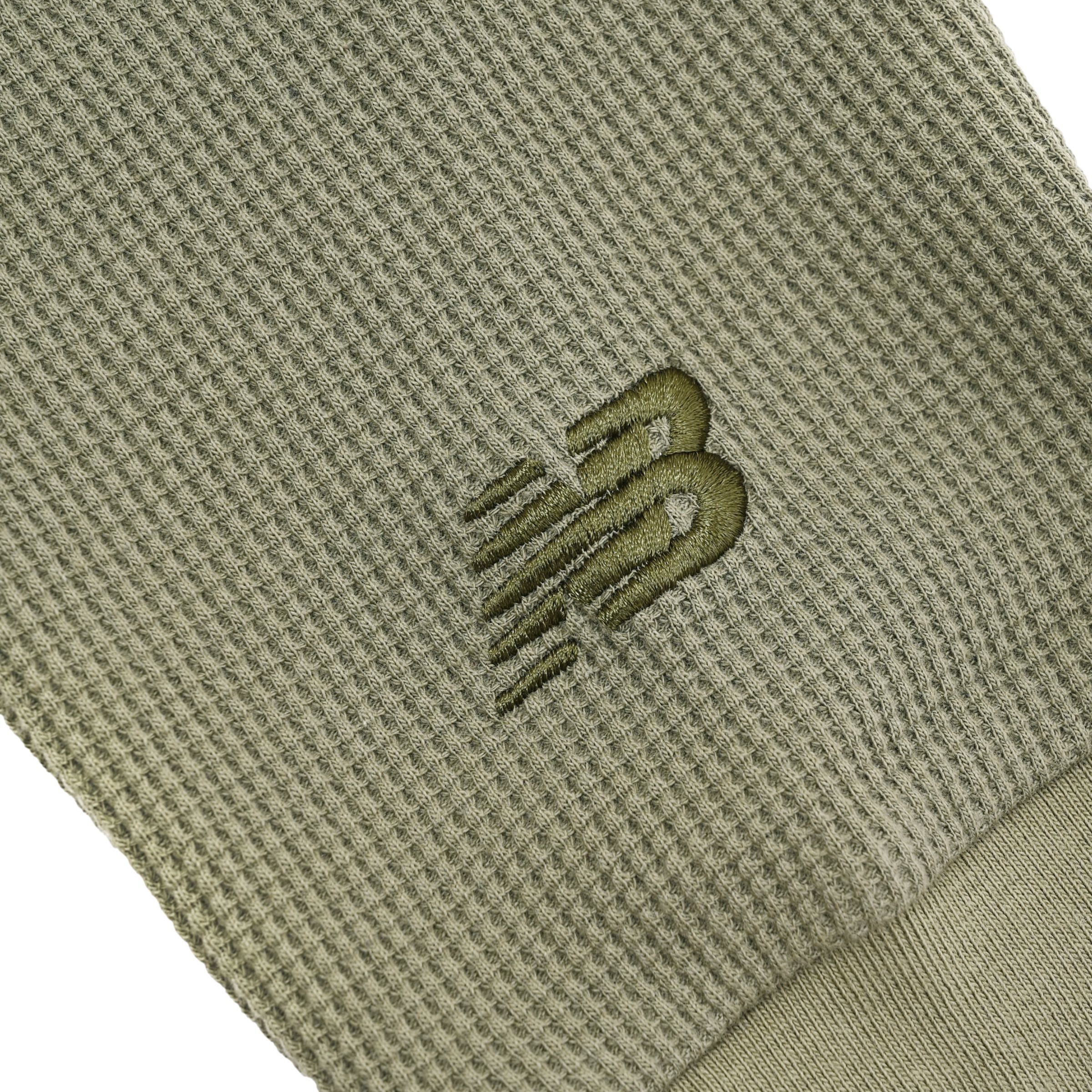 シューパッチワッフルロングスリーブ