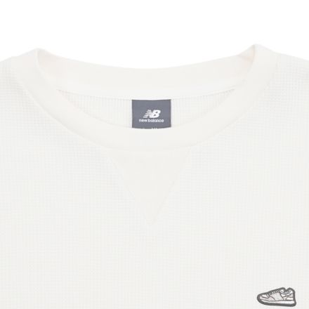 シューパッチワッフルロングスリーブ