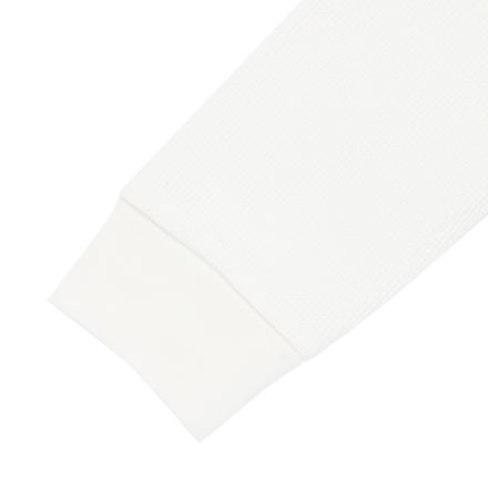 シューパッチワッフルロングスリーブ