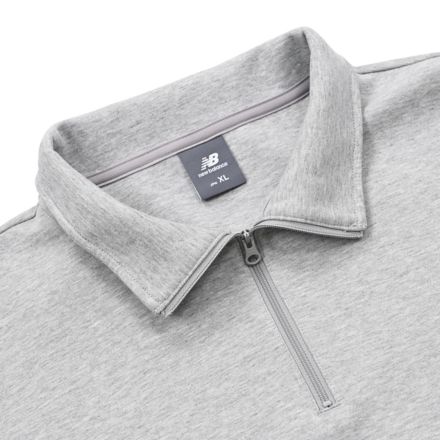 NB刺繍ダブルフェイスハーフジップ