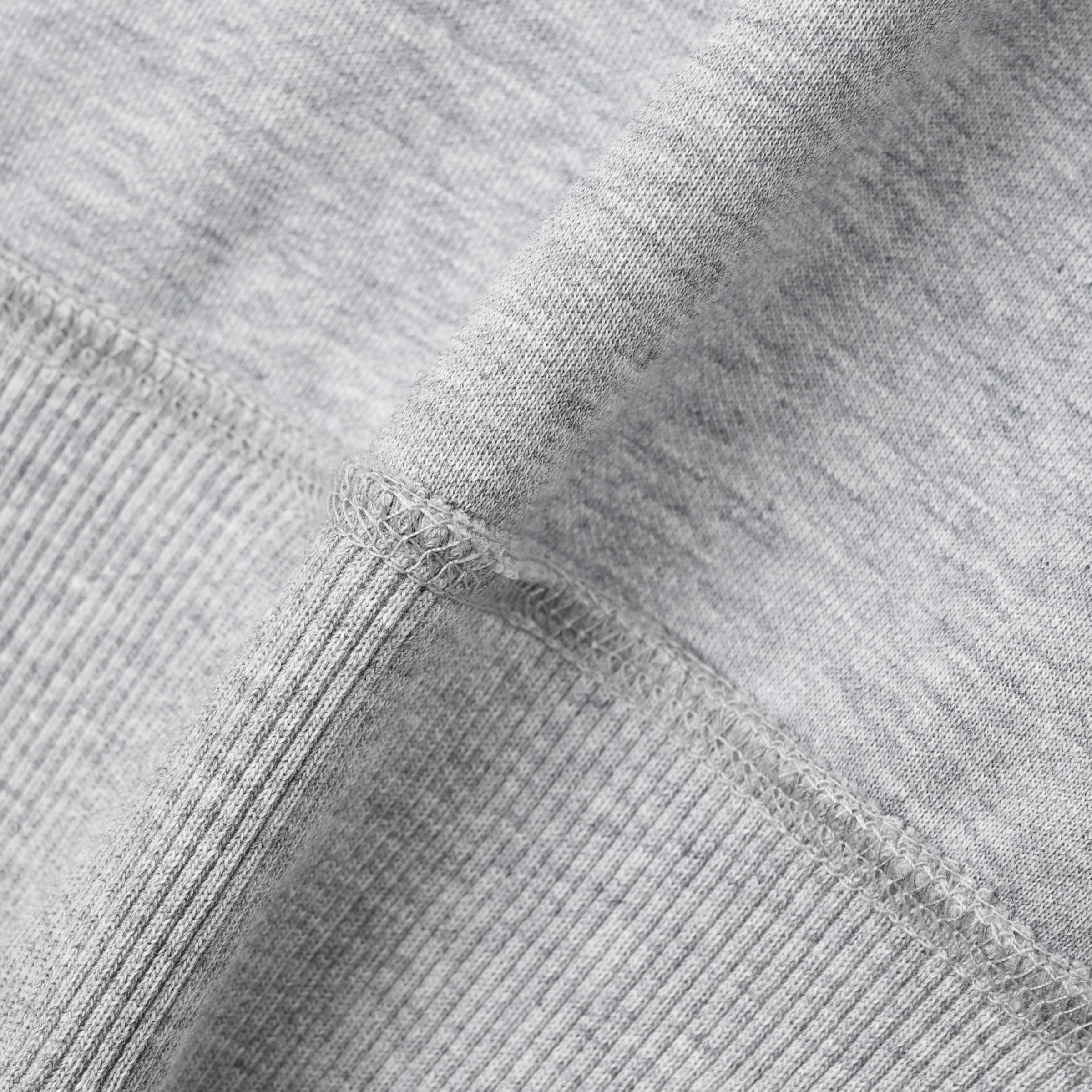 NB刺繍ダブルフェイスハーフジップ