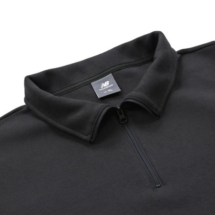 NB刺繍ダブルフェイスハーフジップ