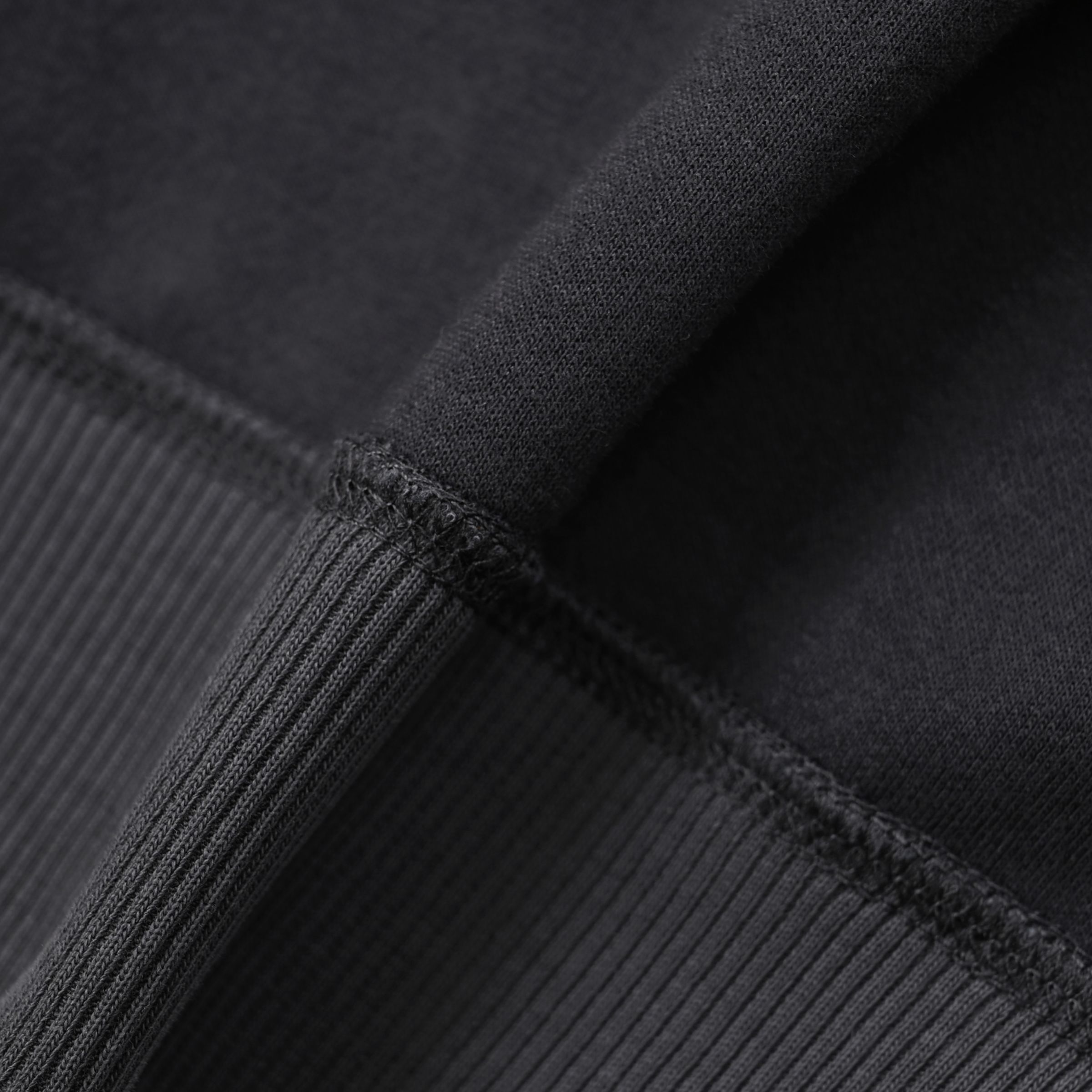 NB刺繍ダブルフェイスハーフジップ