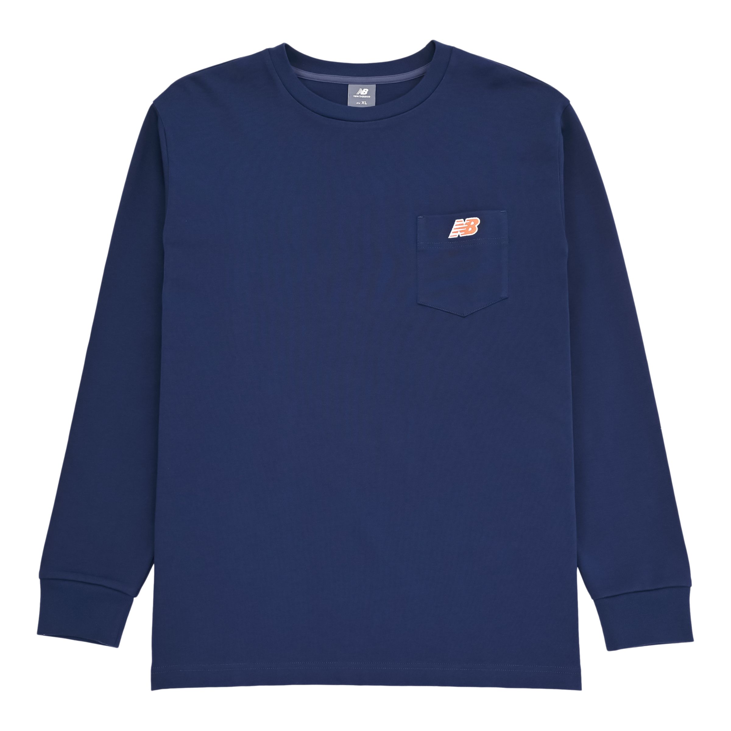 NB刺繍ポケットロングスリーブTシャツ