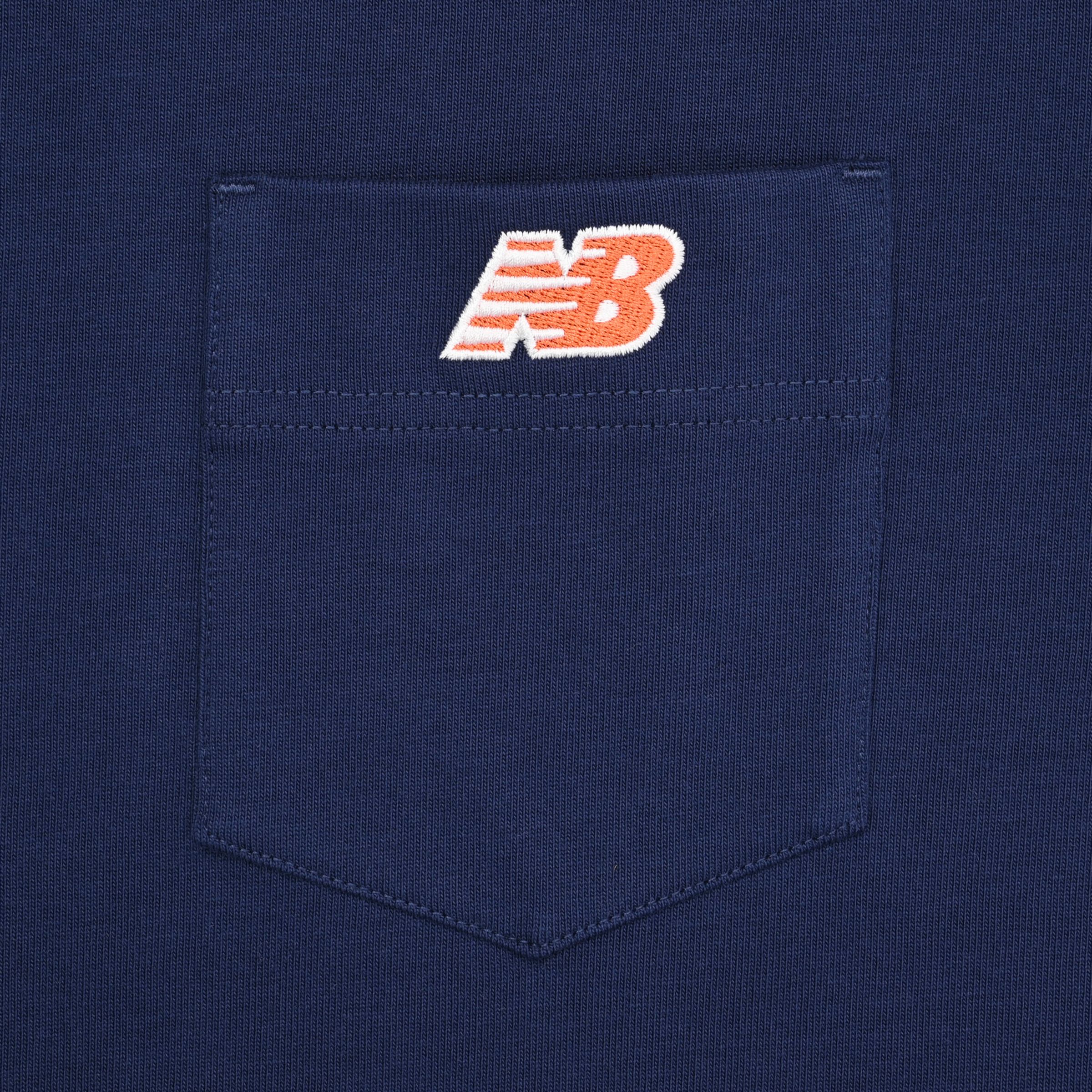 NB刺繍ポケットロングスリーブTシャツ