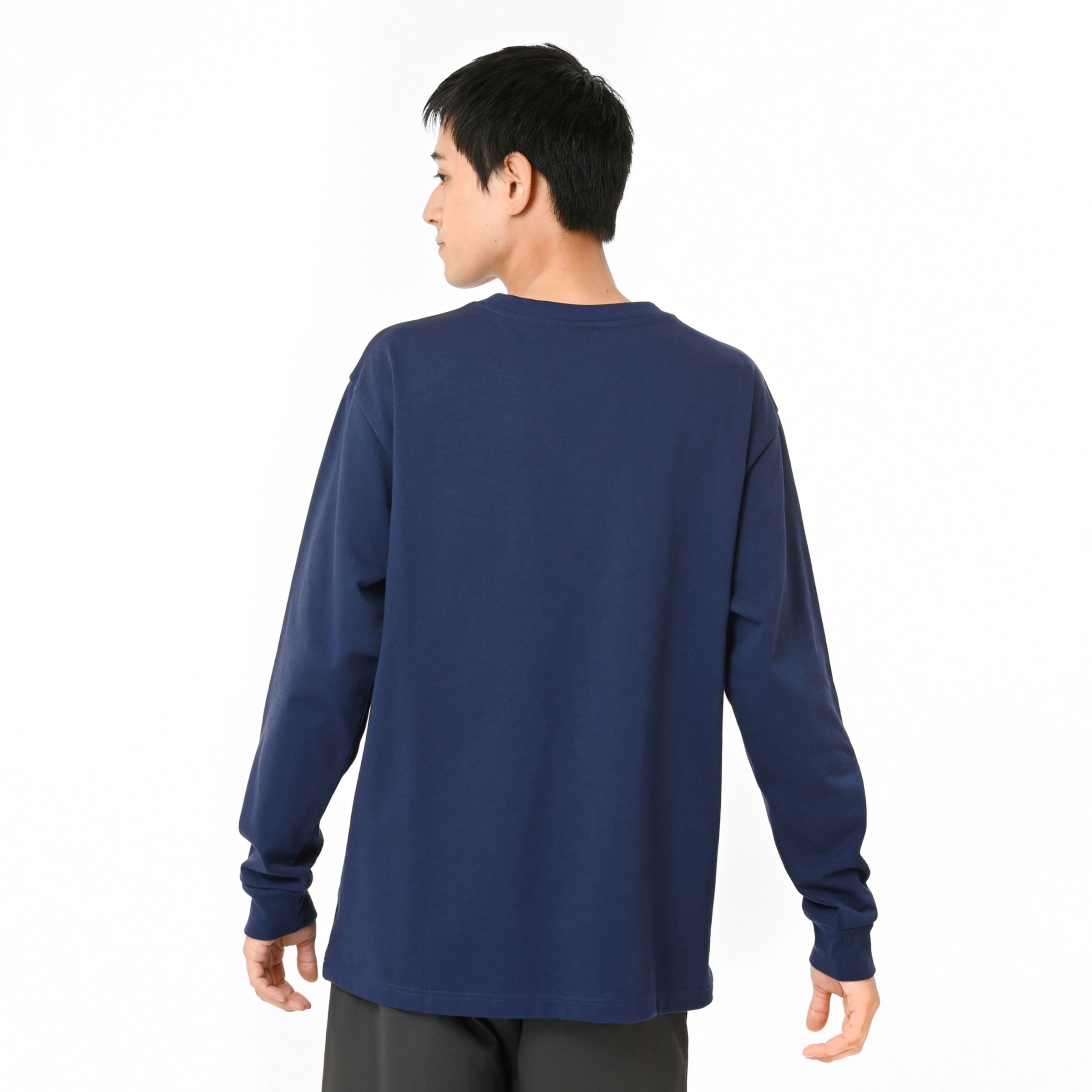 NB刺繍ポケットロングスリーブTシャツ