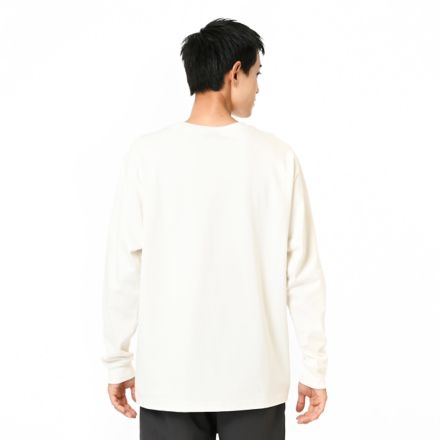 NB刺繍ポケットロングスリーブTシャツ, SEA SALT, AMT55696SST