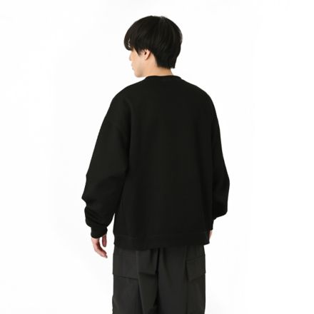 キルトジャガードクルー, BLACK, AMT55700BK