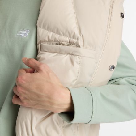 NB GREY ダウン ベスト