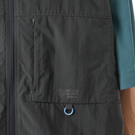 オーバーサイズドスタンドネックベスト