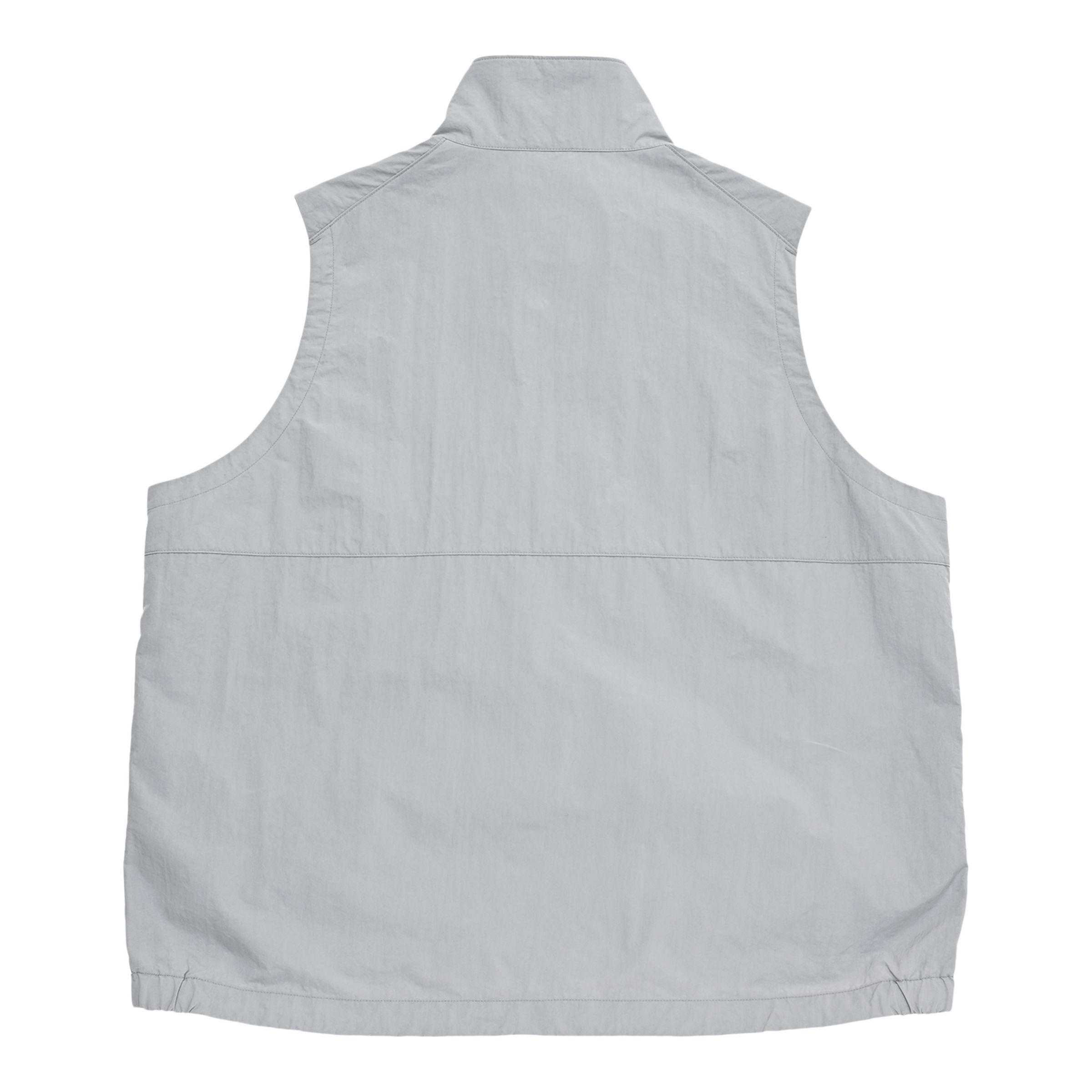 オーバーサイズドスタンドネックベスト