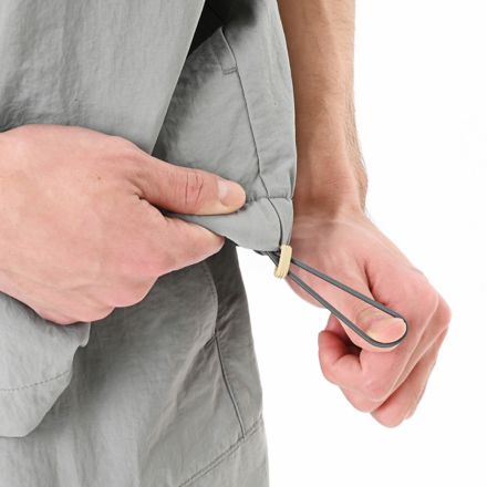 オーバーサイズドスタンドネックベスト