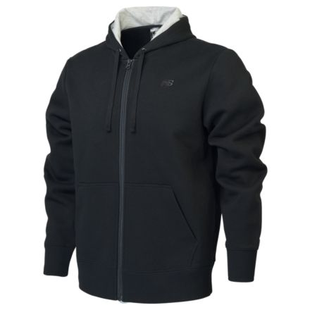 New Balance Fleece Full Zip Hood, RMJ0131BK