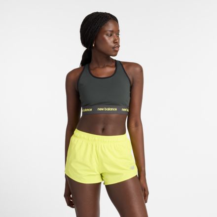 New balance grey sports bra best sale