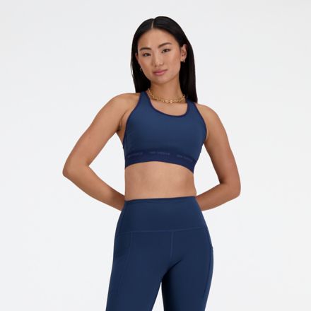NB Sleek Medium Support Sports Bra, BLACK, AWB41048NNY