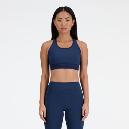 New Balance Shape Shield Crop Bra - Dark Grey