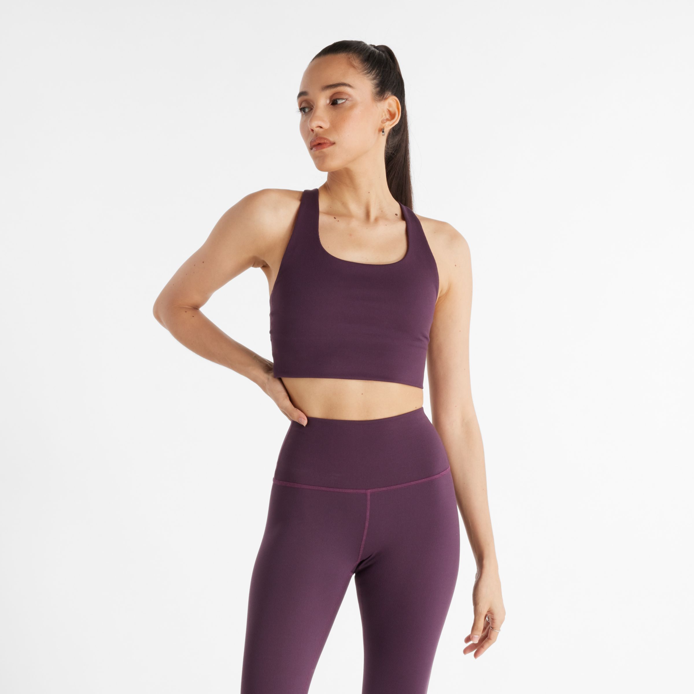 Rib Light Support Sports Bra