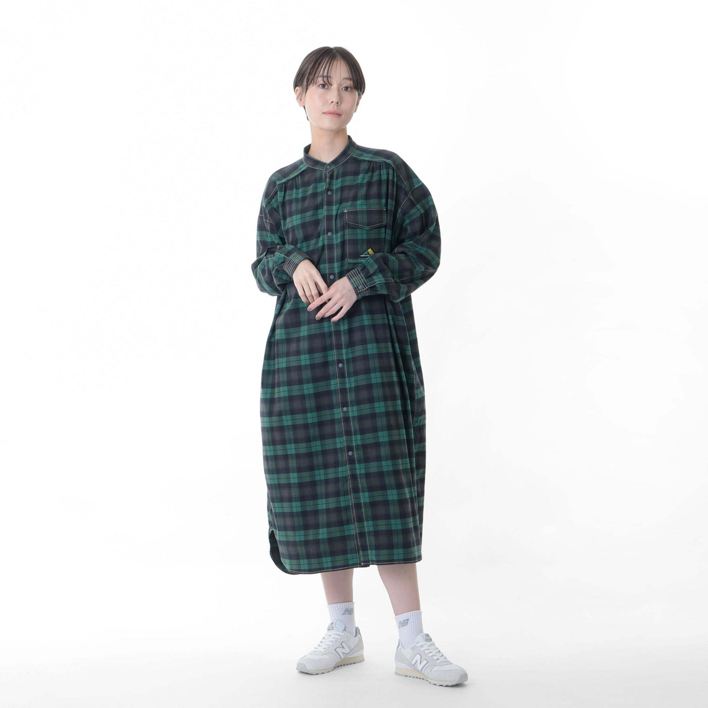 ��40%OFF�ۥ�ǥ����� MT1996 Tech Flannel Check Shirts Dress �� (S - L) ��������/���ԡ���