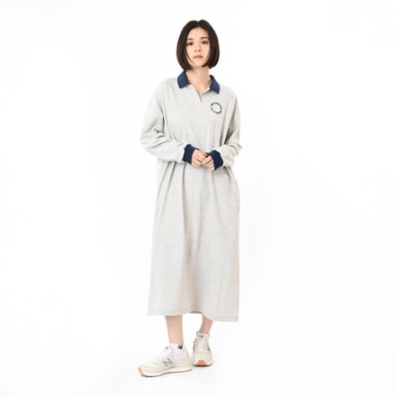 ジャージーワンピース, ATHLETIC GREY HEATHER, AWD55684AGT