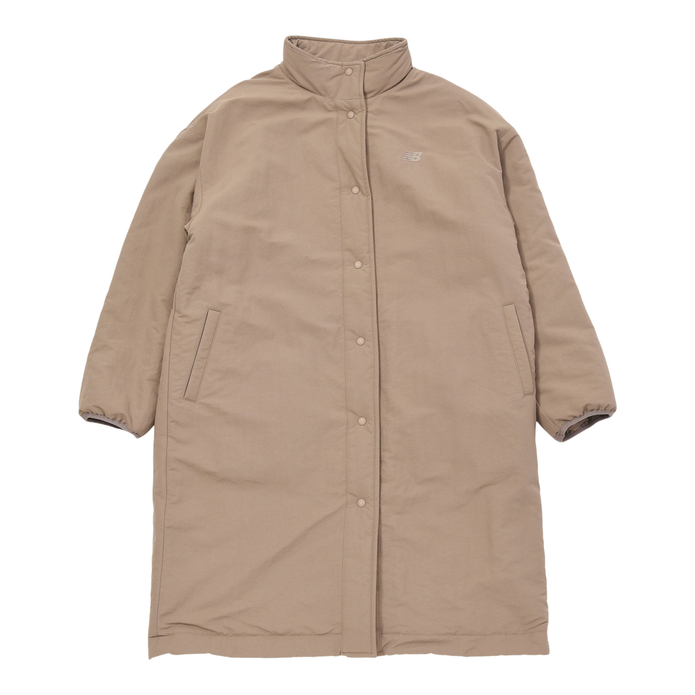 リバーシブルボアロングジャケット