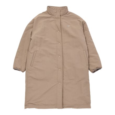 リバーシブルボアロングジャケット