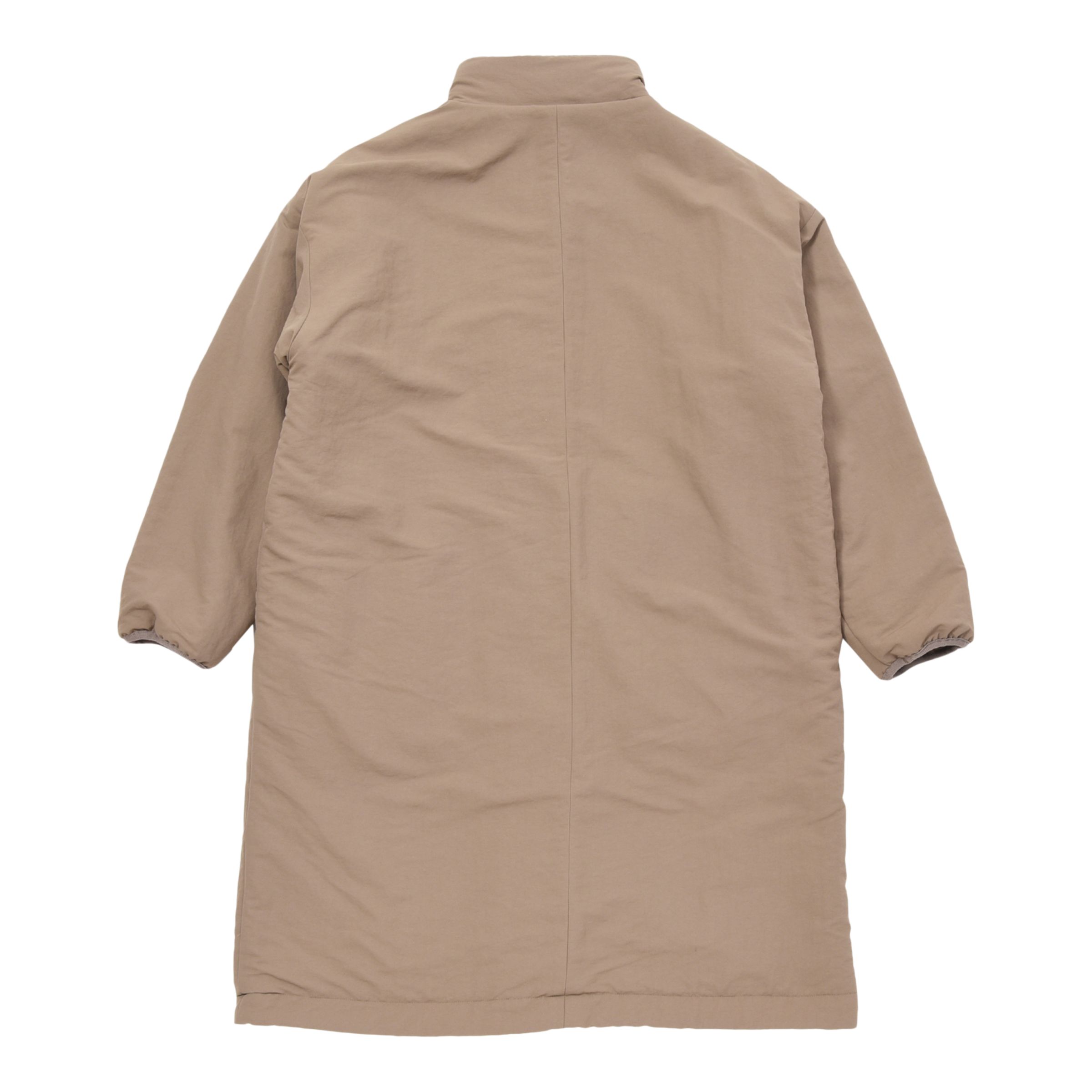 リバーシブルボアロングジャケット