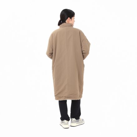 リバーシブルボアロングジャケット