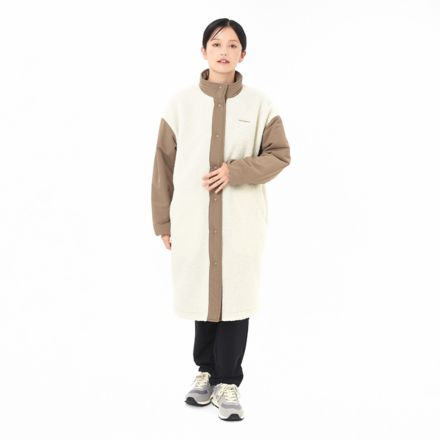 リバーシブルボアロングジャケット, MUSHROOM, AWJ45707MS