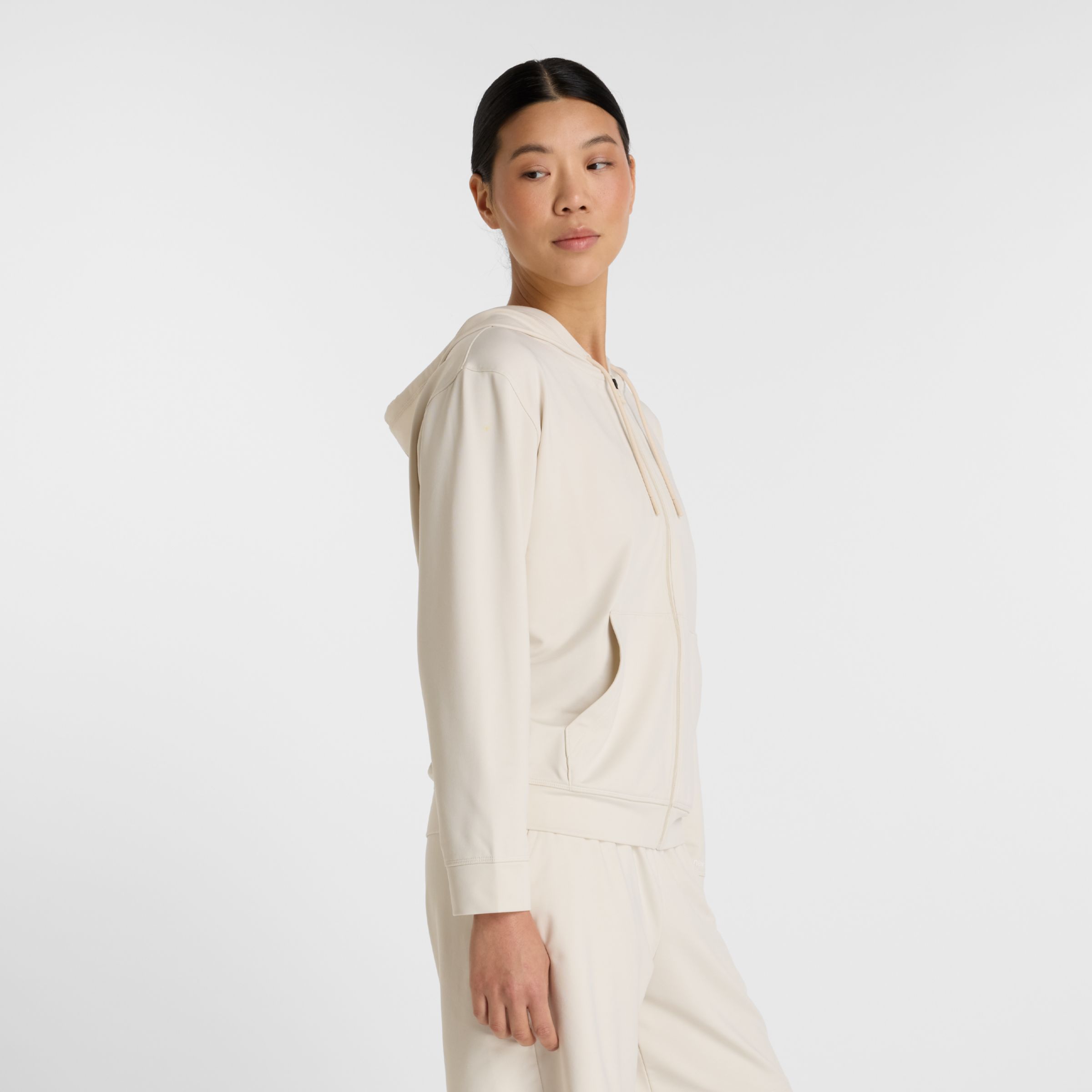 ライトフレンチテリーフルジップジャケット