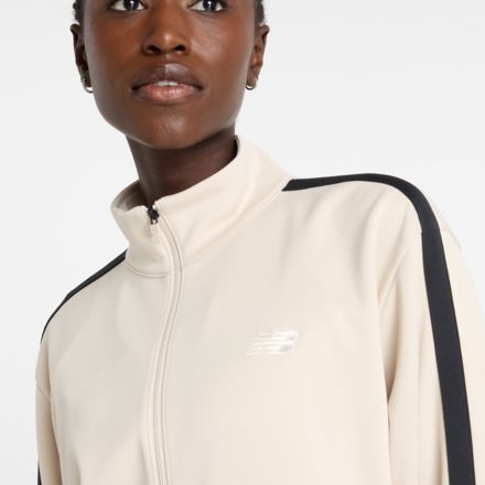 Knit Track Jacket, BLACK, AWJ51505TWF