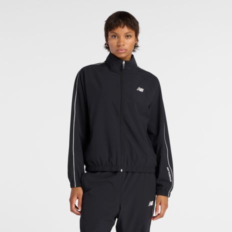 ウーブントラックジャケット 裏トリコット起毛