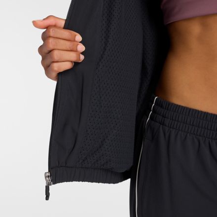 ウーブントラックジャケット 裏トリコット起毛