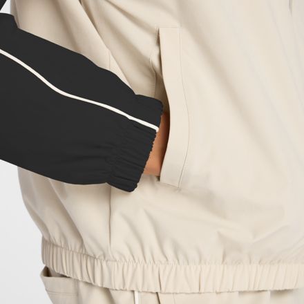 ウーブントラックジャケット 裏トリコット起毛