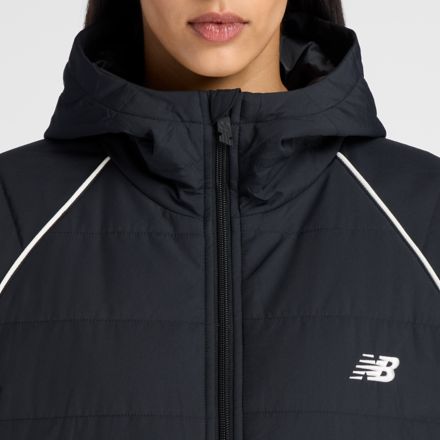 パデッドコート ロング, BLACK, AWJ53173BK